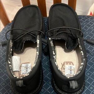 Hey Dude Men's Black  Shoes